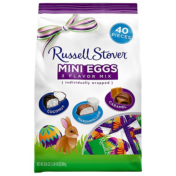 Russell Stover Egg Gusset Mini Assorted Bag - 20.6 Oz
