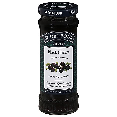 St. Dalfour Fruit Spread Deluxe Black Cherry - 10 Oz