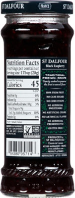 St. Dalfour Fruit Spread Deluxe Black Raspberry - 10 Oz - Image 6