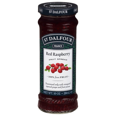 St. Dalfour Fruit Spread Deluxe Red Raspberry - 10 Oz