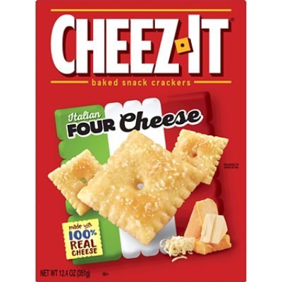 Cheez-It Cheese Crackers Italian Four Baked Snack Crackers - 12.4 Oz - Image 8