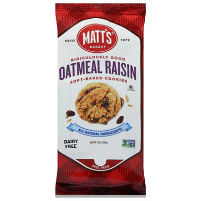 Matts Oatmeal Raisin Cookies - 10.5 Oz - Image 3