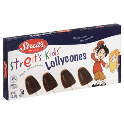 Streits Lollycones Dark Chocolate - 3 Oz - Image 1