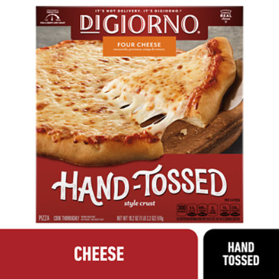 DIGIORNO Pizzeria! Pizza Pizzeria Style Crust Quattro Formaggi & Four Cheese Frozen - 18.3 Oz - Image 1