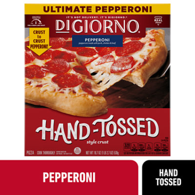 DiGiorno Frozen Pepperoni Hand Tossed Style Pizza Crust - 18.7 Oz - Image 1