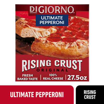 DiGiorno Pepperoni Rising Crust Frozen Pizza - 27.5 Oz