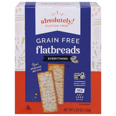 Absolutely Gluten Free Everything Flatbreads - 5.29 Oz
