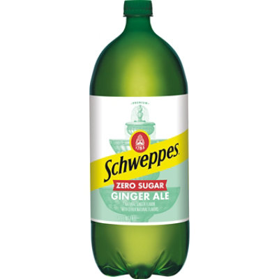 Schweppes Zero Sugar Ginger Ale Soda Bottle - 2 Liter - Image 3