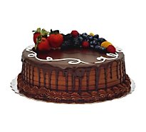 Bakery Cake 10 Inch 2 Layer Chocolate - Each (24 hour Notice Required)
