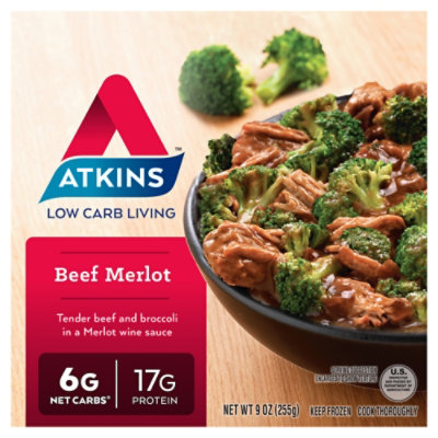 Atkins Merlot Beef - 9 Oz