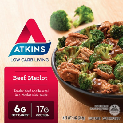 Atkins Merlot Beef - 9 Oz - Image 1