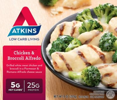 Atkins Chicken & Broccoli Alfredo - 9 Oz - Image 1