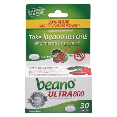 beano Food Enzyme Tablets - 30 Count - Image 3