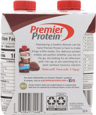 Premier Protein Energy For Everyday Protein Shake Chocolate - 4-11 Fl. Oz. - Image 6