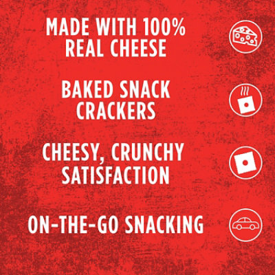 Cheez-It Cheese Crackers Baked Snack White Cheddar - 2.2 Oz - Image 4