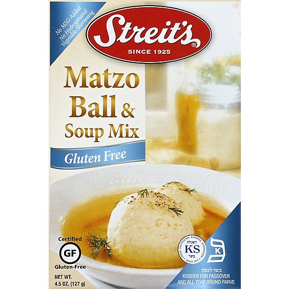 Streits Gluten Free Matzo Ball Soup Mix - 4.5 Oz