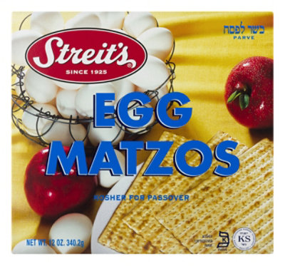 Streits Egg Matzo - 12 Oz - Image 1