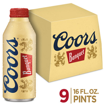 Coors Banquet American Style Lager Beer 5% ABV Bottles - 9-16 Fl. Oz. - Image 1