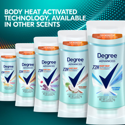 Degree Shower Clean MotionSense Antiperspirant Deodorant - 2.6 Oz - Image 5
