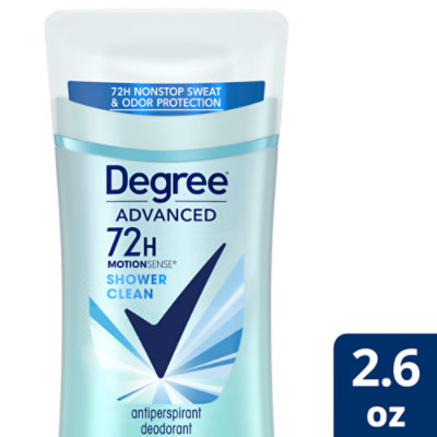 Degree For Women Clinical Protection Anti-Perspirant Stick with Motionsense Shower Clean - 2.6 Oz