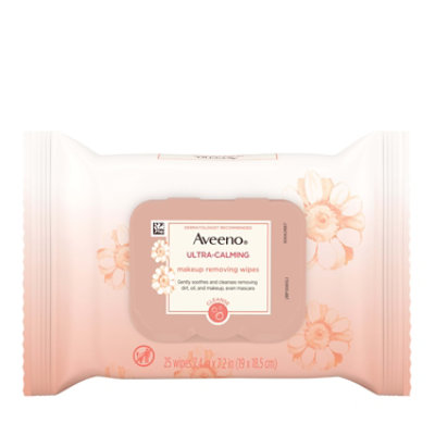 Aveeno Active Naturals Makeup Removing Wipes Ultra Calming - 25 Count