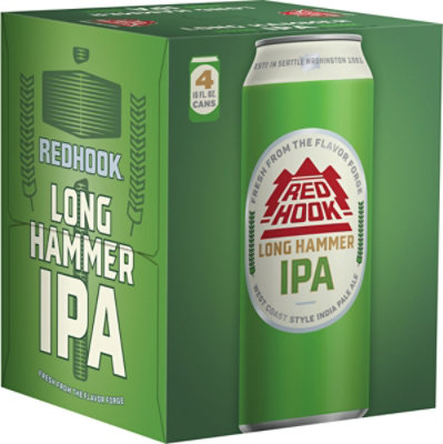 Redhook Long Hammer IPA Cans - 4-16 Fl. Oz. - Image 1