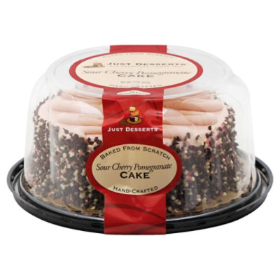 Bakery Cake Sour Cherry Pomegranate 6 Inch - Each - Image 1