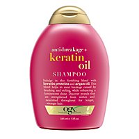 OGX Anti-Breakage Plus Keratin Oil Fortifying Shampoo - 13 Fl. Oz. - Image 2