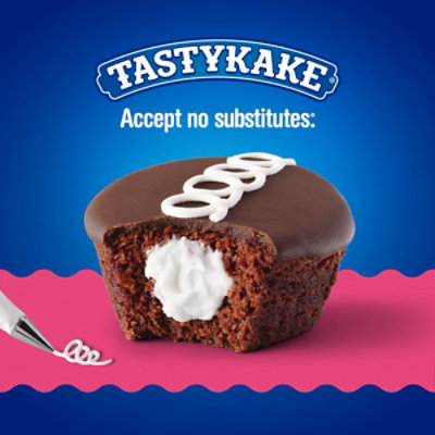 Tastykake Swirly Creme Filled Chocolate Cupcakes Individually Wrapped - 2 Count - Image 7