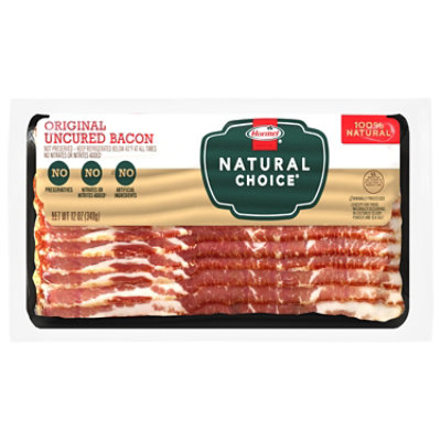 Hormel Natural Choice Bacon Uncured Original - 12 Oz - Image 1