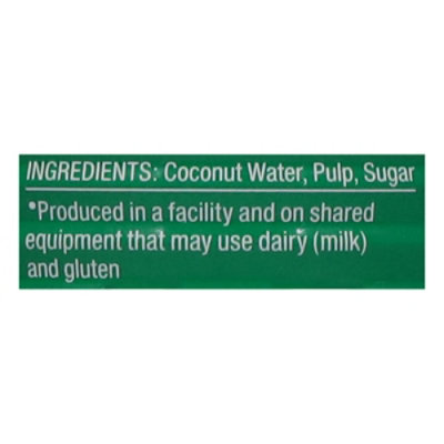 Zola Coconut Water Natural With Pulp - 17.5 Fl. Oz. - Image 5