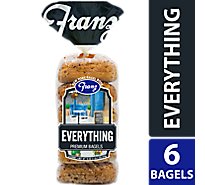 Franz Bagels Premium Everything 6 Count - 18 Oz