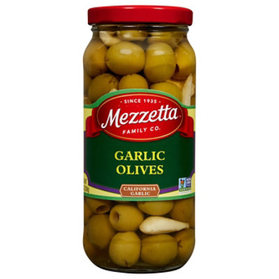 Mezzetta Olives Garlic Mild - 9.5 Oz - Image 3