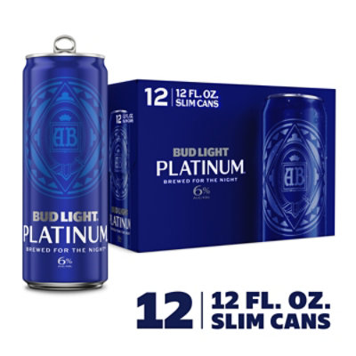 Bud Light Platinum Beer Cans - 12-12 Fl. Oz.