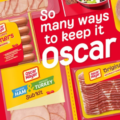 Oscar Mayer Sub Kit with Extra Lean Smoked Ham & Extra Lean Smoked Turkey Breast Sliced Deli Lunch Meat - 28 Oz - Image 8