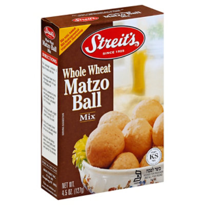 Streits Matzo Ball Mix Whole Wheat Streits - 4.5 Oz