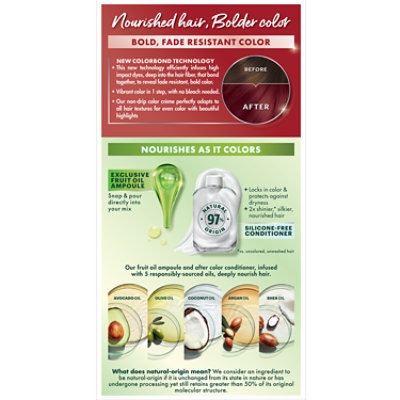 Garnier Nutrisse Ultra Color Nourishing Hair Color Creme R3 Light Intense Auburn Kit - Each - Image 3