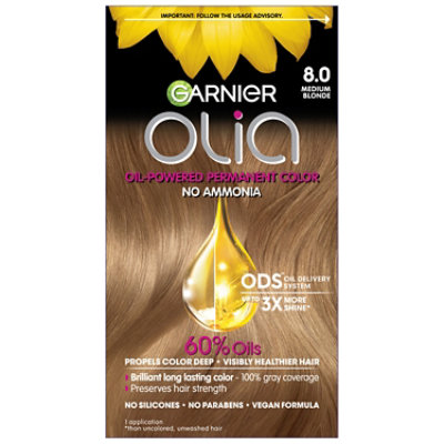 Garnier Olia Haircolor Medium Blonde - Each - Image 1