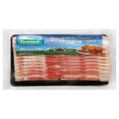 Farmland Low Sodium Bacon 12 Oz Tom Thumb