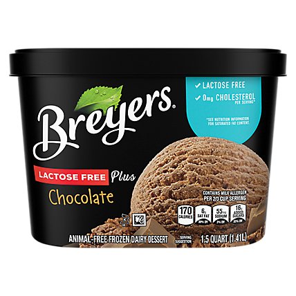 Breyers Ice Cream Lactose Free Light Chocolate - 48 Oz - Image 6