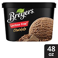 Breyers Ice Cream Lactose Free Light Chocolate - 48 Oz - Image 1