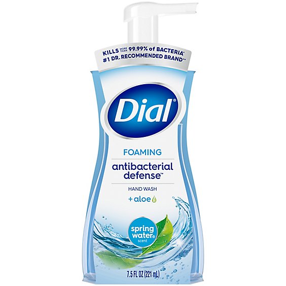 Dial Complete Spring Water Antibacterial Foaming Hand Wash - 7.5 Fl. Oz.