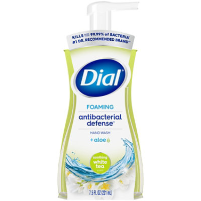 Dial Complete Soothing White Tea Antibacterial Foaming Hand Wash - 7.5 Fl. Oz. - Image 3