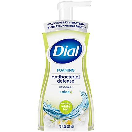 Dial Complete Soothing White Tea Antibacterial Foaming Hand Wash - 7.5 Fl. Oz. - Image 1