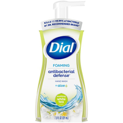 Dial Complete Soothing White Tea Antibacterial Foaming Hand Wash - 7.5 Fl. Oz.