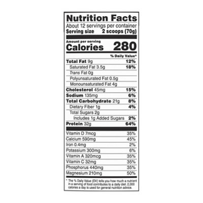 CytoSport Genuine Muscle Milk Lean Muscle Protein Vanilla Creme - 1.93 Lb - Image 3