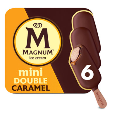 Magnum Ice Cream Bar Mini Double Caramel - 6 Count