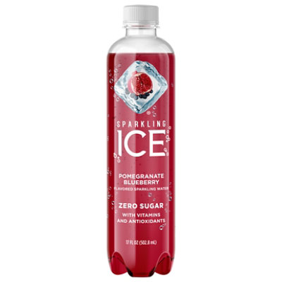 Sparkling Ice Pomegranate Blueberry Sparkling Water 17 fl. oz. Bottle - Image 1