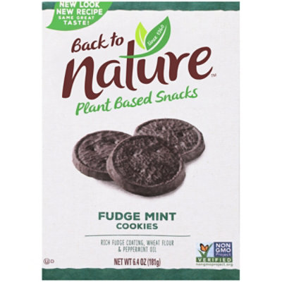 back to NATURE Cookies Fudge Mint - 6.4 Oz - Image 2