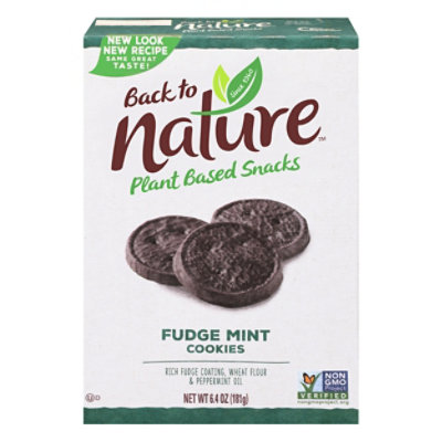 back to NATURE Cookies Fudge Mint - 6.4 Oz